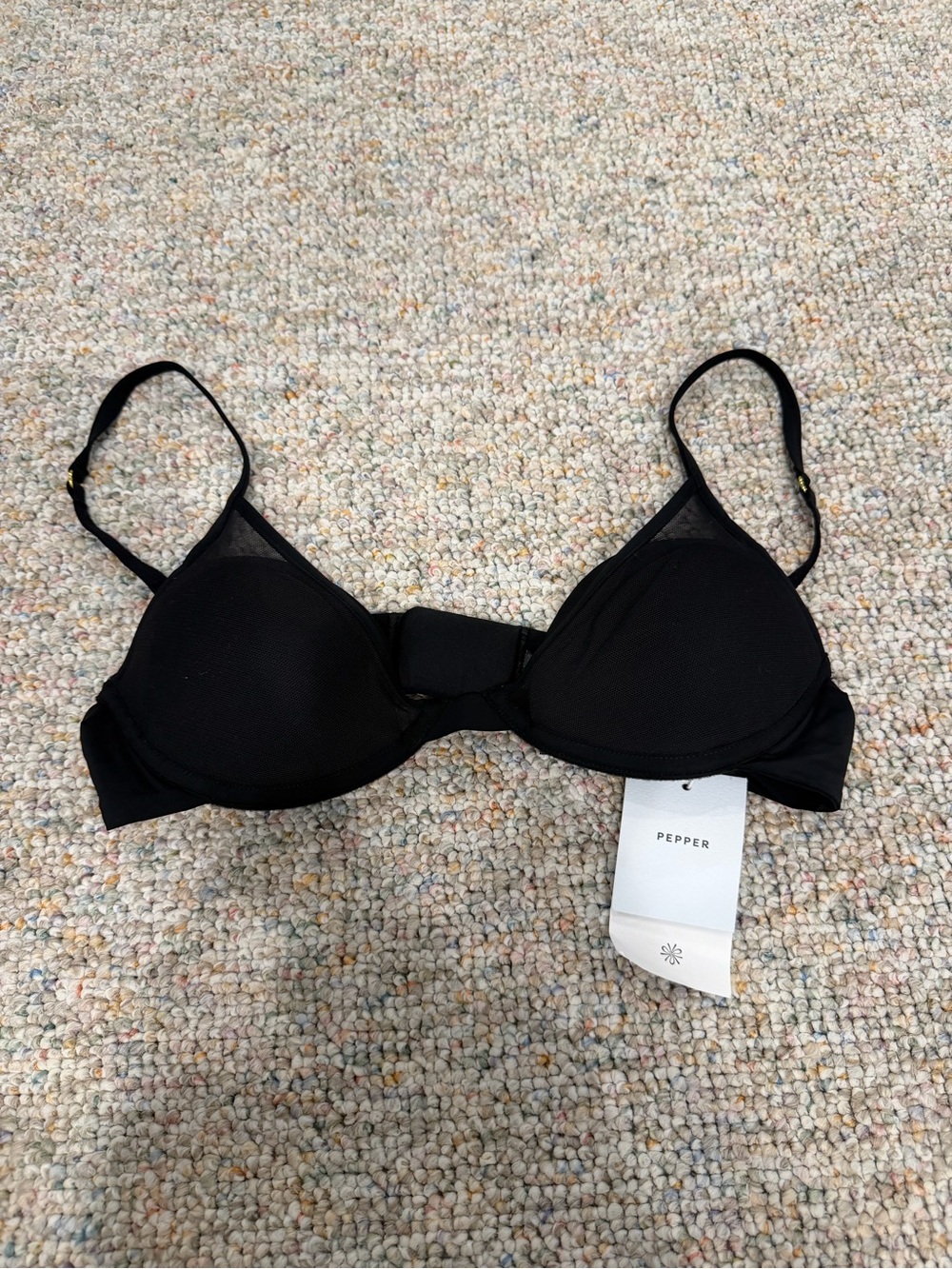 Pepper Black Smooth T-Shirt Bra - Everyday Comfort